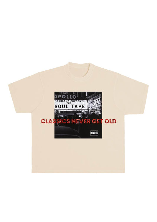 SOUL TAPE ANNIVERSARY TSHIRT- Vintage Cream